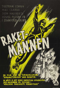 King of the Rocketmen Movie Poster Print featuring vintage design