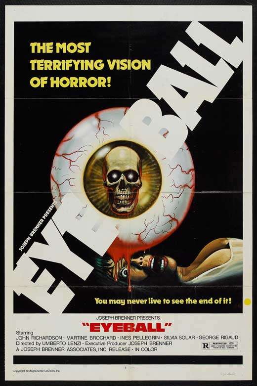 Eyeball Movie Poster Print showcasing unique visual art