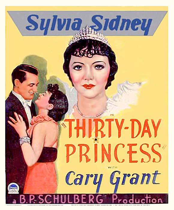 Thirty Day Princess Movie Poster Print showcasing classic film charm.