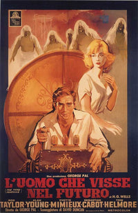 The Time Machine Movie Poster Print showcasing a classic film design.
