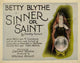 Sinner or Saint Movie Poster Print showcasing captivating cinematic art
