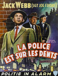 Dragnet Movie Poster Print showcasing classic crime drama art