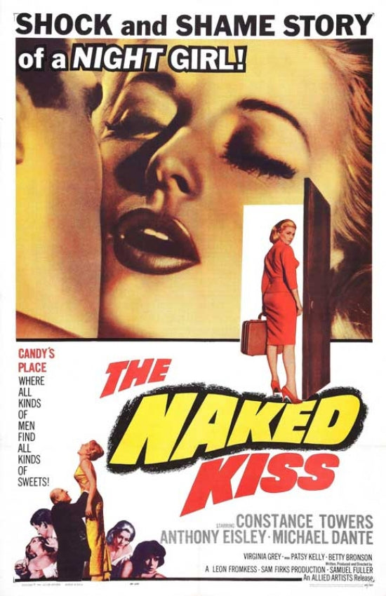 The Naked Kiss Movie Poster Print showcasing classic film art.