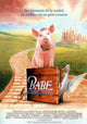 Babe: Pig in the City Movie Poster Print showing Babe in a whimsical city setting.