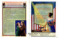 Womanhood, the Glory of the Nation Movie Poster Print featuring vibrant colors and empowering imagery.