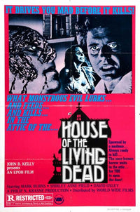 Curse of the Dead Movie Poster Print featuring chilling horror artwork
