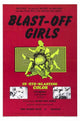 Blast-Off Girls Movie Poster Print featuring vibrant colors and design.