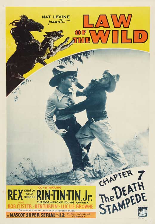 The Law of the Wild Movie Poster Print showcasing adventure and nature.