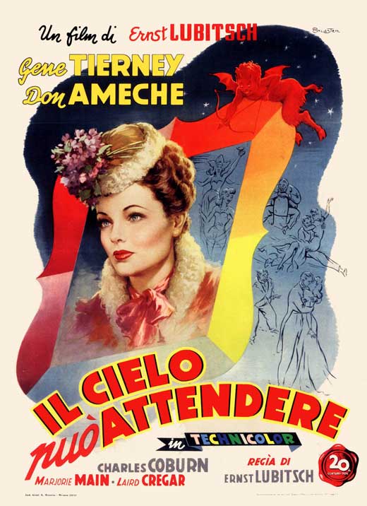 Heaven Can Wait Movie Poster Print showcasing iconic film imagery.