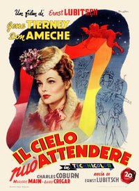 Heaven Can Wait Movie Poster Print showcasing iconic film imagery.