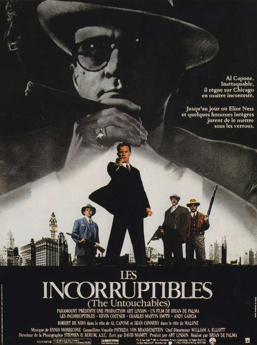 The Untouchables Movie Poster Print (11x17) - Classic Film Art