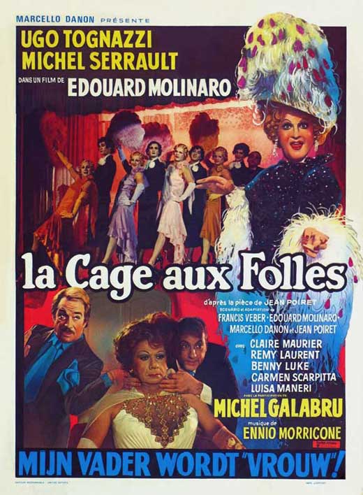 La Cage aux Folles Movie Poster Print showcasing vibrant colors.