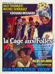 La Cage aux Folles Movie Poster Print showcasing vibrant colors.