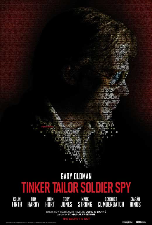 Tinker Tailor Soldier Spy Movie Poster Print showcasing espionage theme.