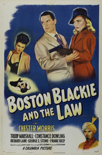 Boston Blackie and the Law Movie Poster featuring classic cinematic art.