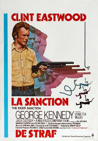 The Eiger Sanction Movie Poster Print showcasing adventure and classic film art.