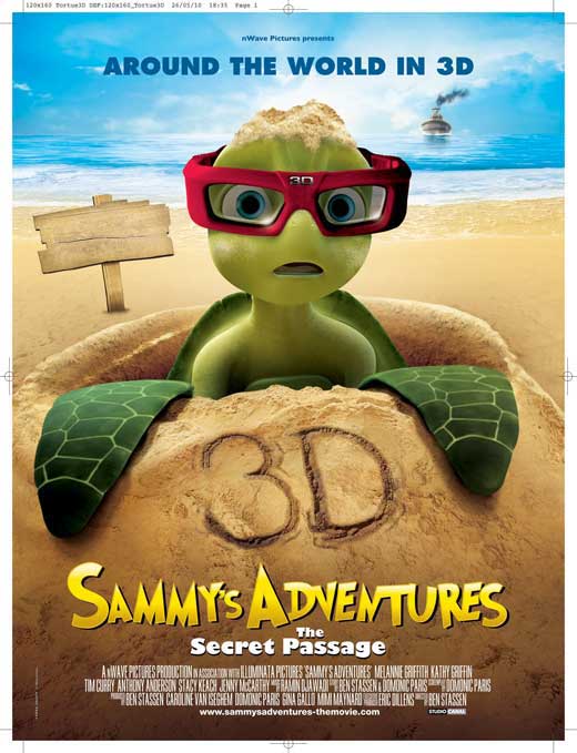 Sammy's Adventures: The Secret Passage Movie Poster Print showcasing underwater adventure.