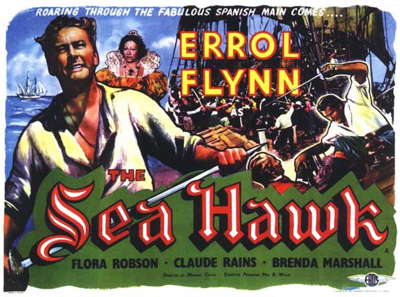 The Sea Hawk Movie Poster Print showcasing classic film art.