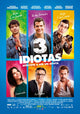 3 Idiotas Movie Poster Print showcasing the film's iconic characters.