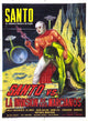 Santo Versus the Martian Invasion Movie Poster Print featuring classic film imagery.