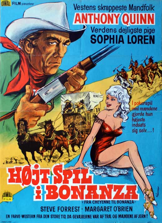 Heller in Pink Tights Movie Poster Print showcasing classic cinema art