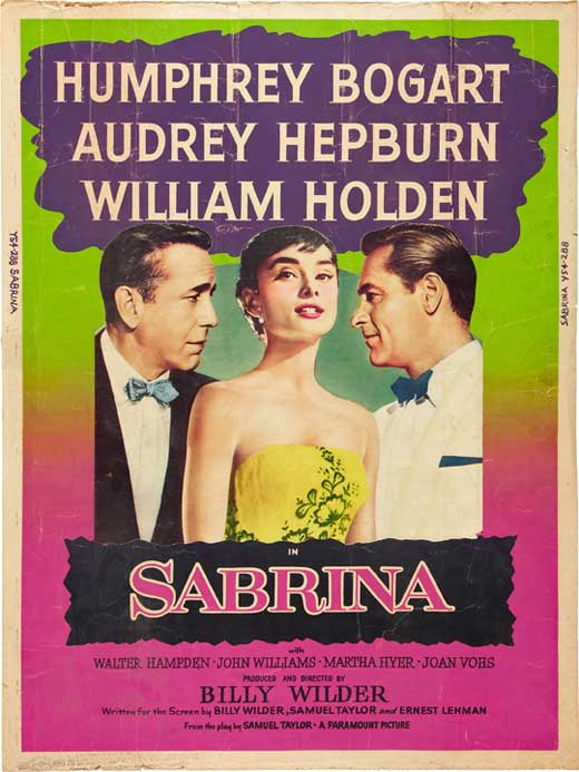 Sabrina Movie Poster Print - Classic Film Art