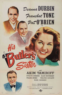His Butler's Sister Movie Poster Print (11x17)