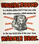 Underground Movie Poster Print showcasing vibrant artwork