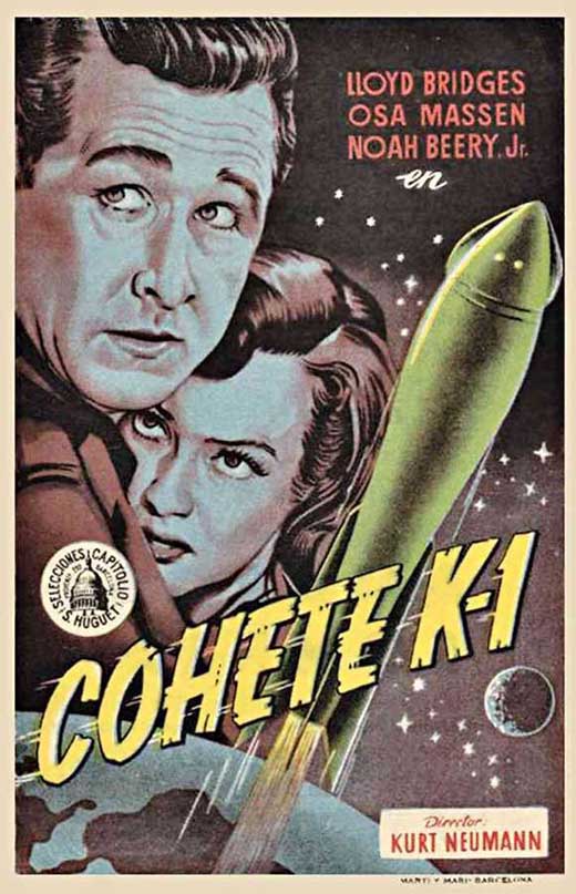 Rocketship X-M Movie Poster Print showcasing classic sci-fi art