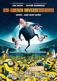 Despicable Me Movie Poster Print featuring Minions