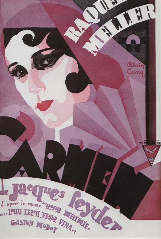 Carmen Movie Poster Print featuring vibrant colors and iconic film imagery.