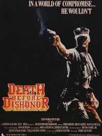 Death Before Dishonor Movie Poster Print showcasing cinematic art.