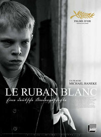 The White Ribbon movie poster print showcasing its haunting imagery.