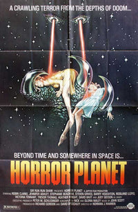 Inseminoid Movie Poster Print featuring eerie sci-fi horror art.