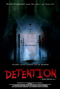 Detention Movie Poster Print showcasing vibrant colors and cinematic themes.