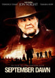 September Dawn Movie Poster Print featuring vibrant artwork.