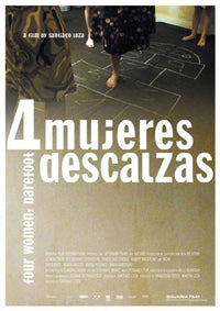 Cuatro Mujeres Descalzas Movie Poster Print showcasing vibrant imagery.