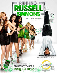 Running Russell Simmons Movie Poster Print showcasing vibrant colors and cinematic theme.