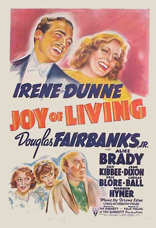 Joy of Living Movie Poster Print - Classic Art for Home Decor