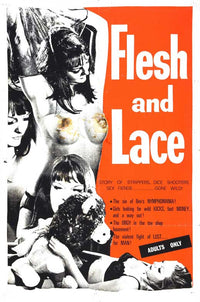 Flesh and Lace Movie Poster Print showcasing cinematic art.