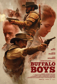 Buffalo Boys Movie Poster Print featuring vibrant visuals and adventure themes.