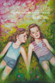 Caroline and Jackie Movie Poster Print showcasing vibrant artwork.