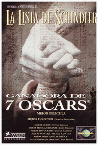 Schindler's List Movie Poster Print showcasing iconic film imagery.