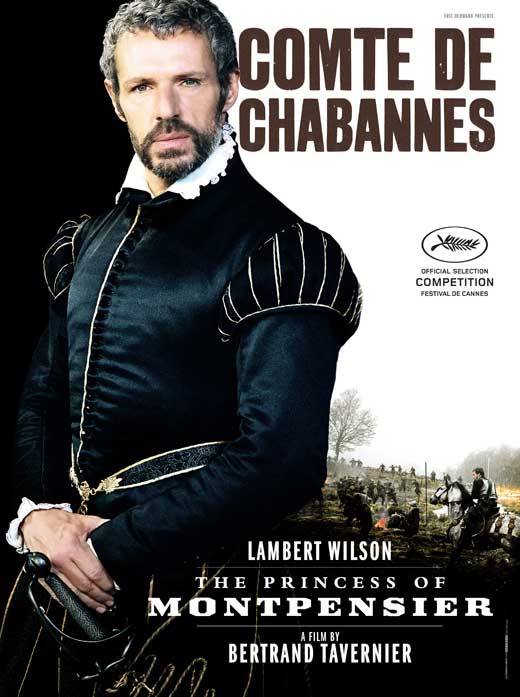 The Princess of Montpensier movie poster print showcasing historical romance.