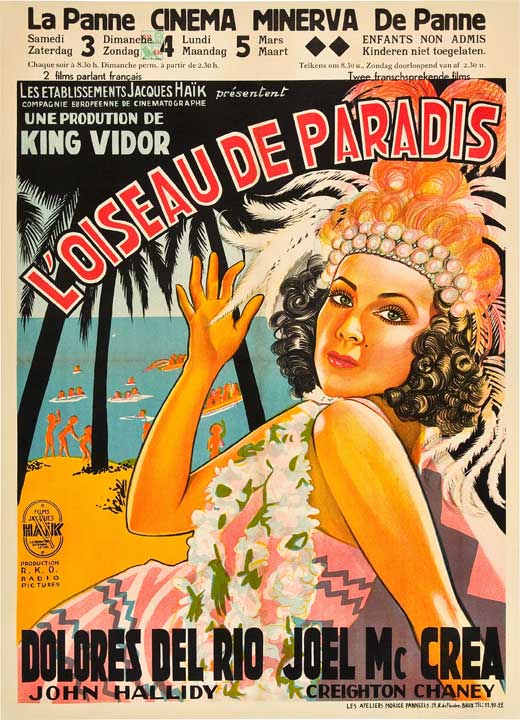 Bird of Paradise Movie Poster Print showcasing vibrant imagery.