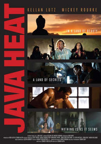 Java Heat Movie Poster Print featuring action-packed visuals.