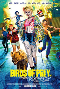 Birds of Prey Movie Poster Print featuring dynamic artwork.
