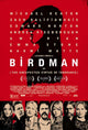 Birdman movie poster print featuring iconic film art.