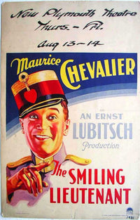 The Smiling Lieutenant Movie Poster Print showcasing classic cinema art.