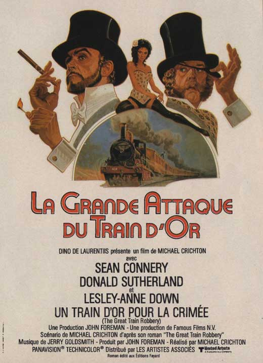 The Great Train Robbery Movie Poster Print showcasing cinematic art.